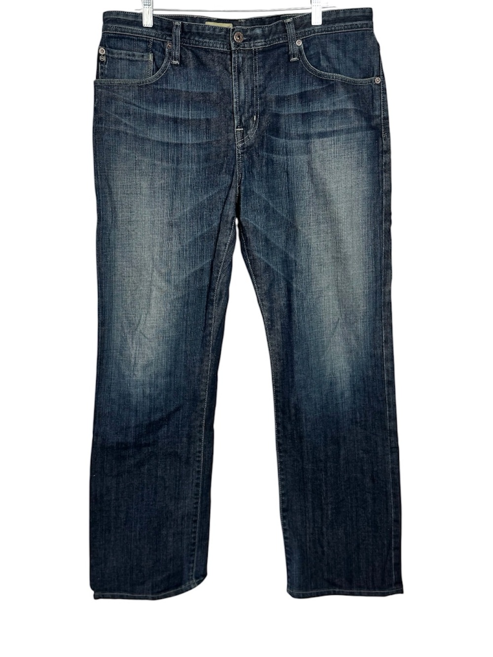 Adriano Goldschmied The Protege Straight Leg Jeans in Dark Faded Blue 38x32